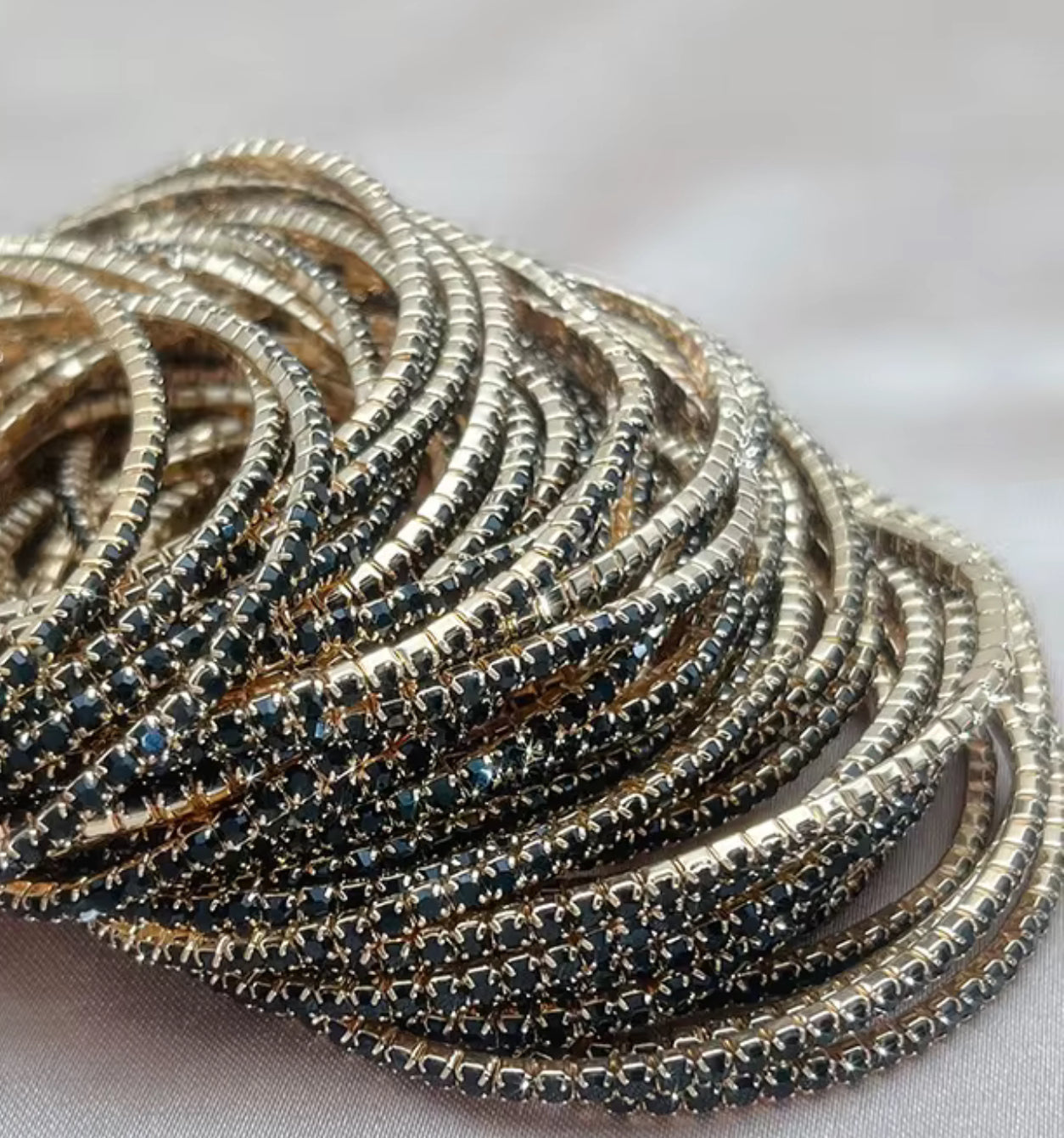 Diamanté Elasticated Bracelet