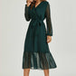 FS Collection Tulle Long Sleeve Midi Dress