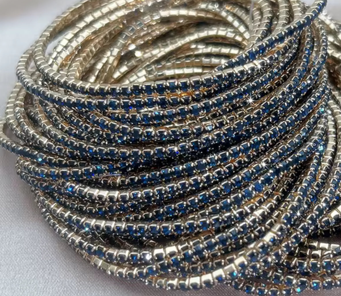 Diamanté Elasticated Bracelet