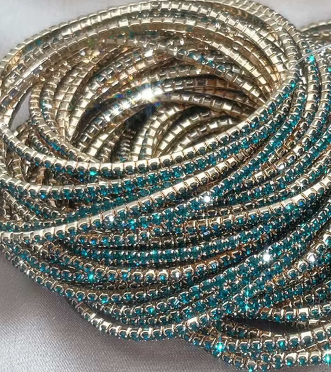 Diamanté Elasticated Bracelet