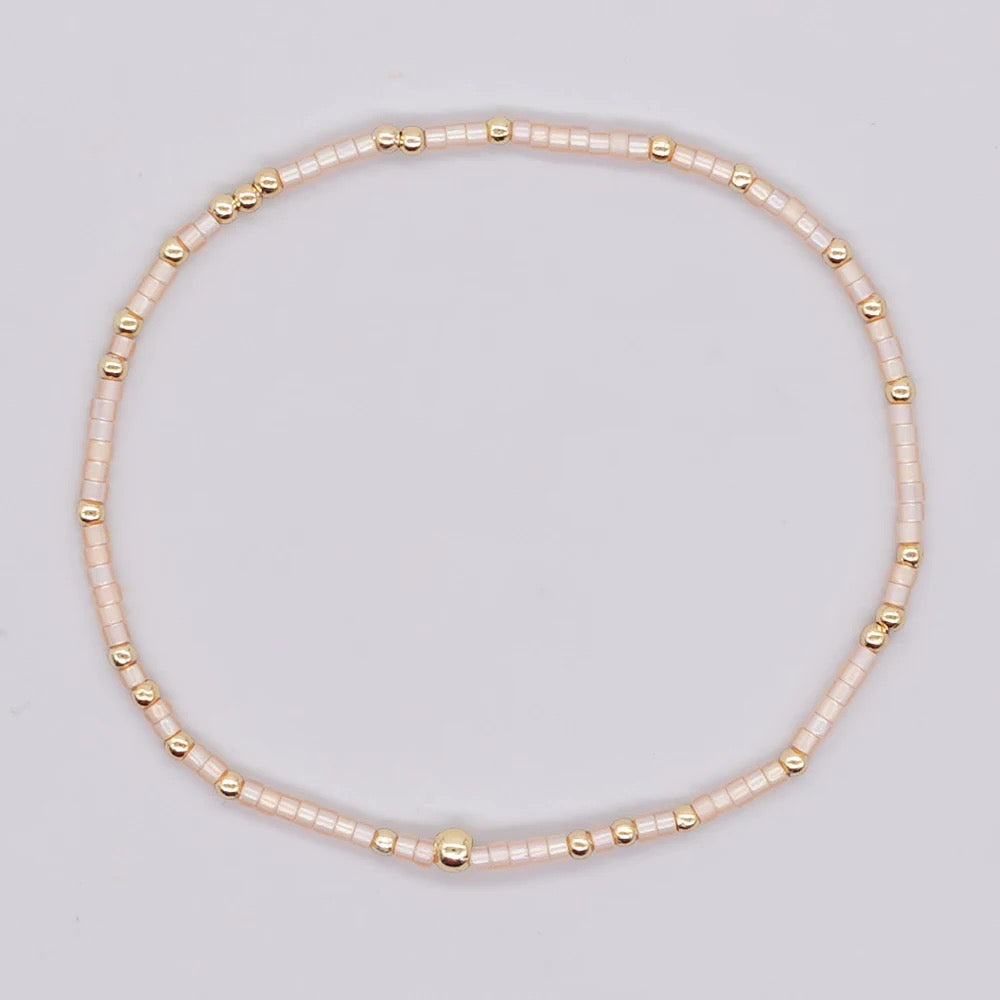 Dainty Miyuki Bead Bracelet