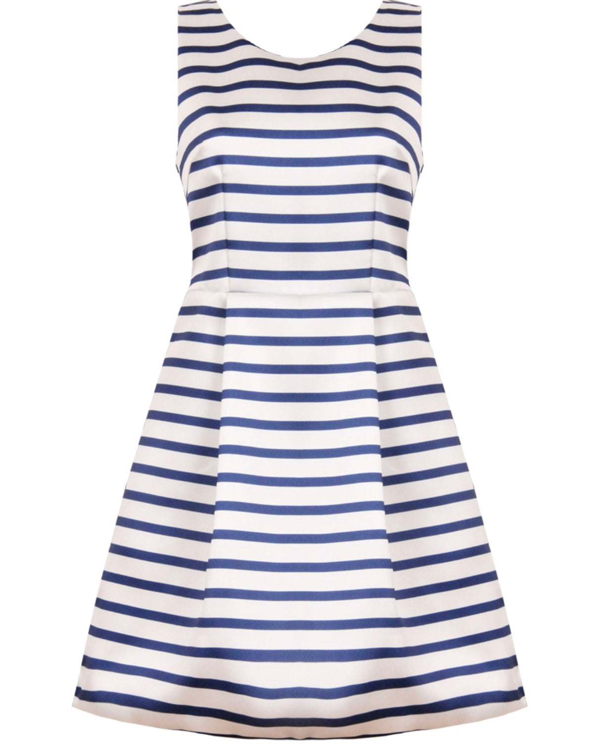 Vera & Lucy Breton Stripe Satin Dress