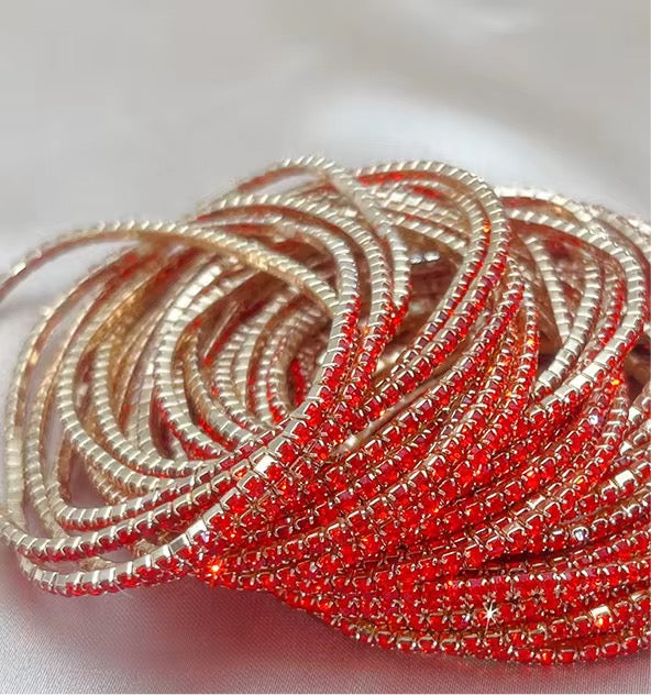 Diamanté Elasticated Bracelet