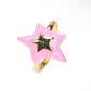 Bright Star 18k Gold Plated Colourful Enamel Ring