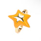 Bright Star 18k Gold Plated Colourful Enamel Ring