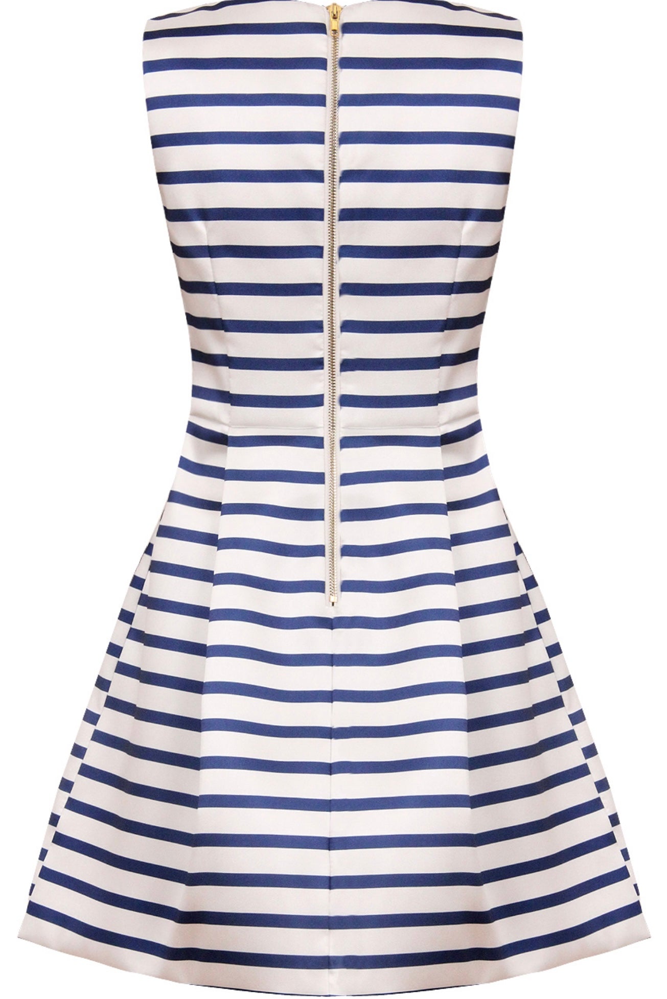 Vera & Lucy Breton Stripe Satin Dress