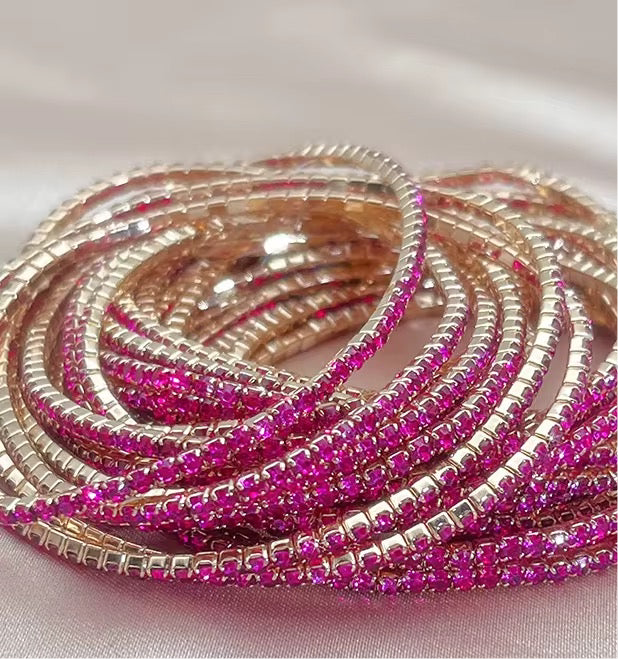 Diamanté Elasticated Bracelet