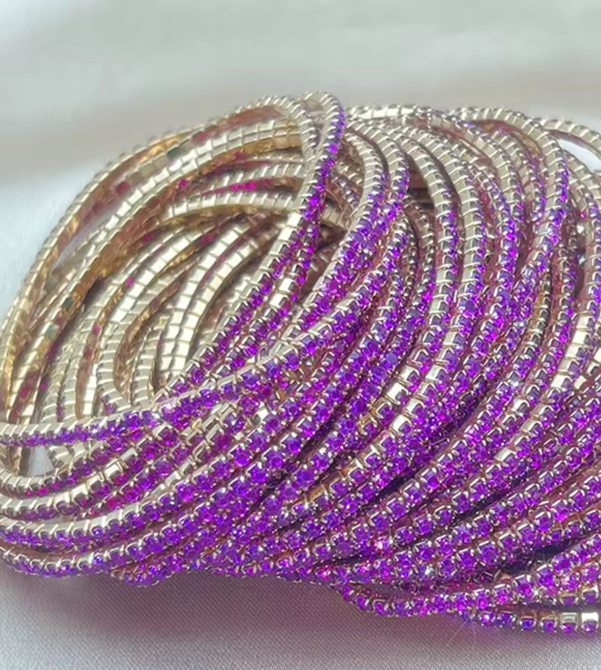 Diamanté Elasticated Bracelet