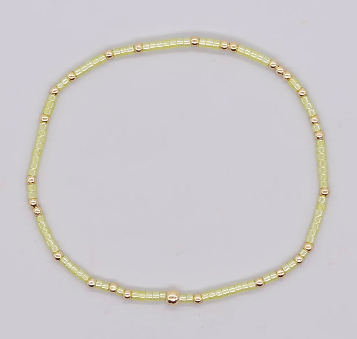 Dainty Miyuki Bead Bracelet