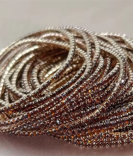 Diamanté Elasticated Bracelet