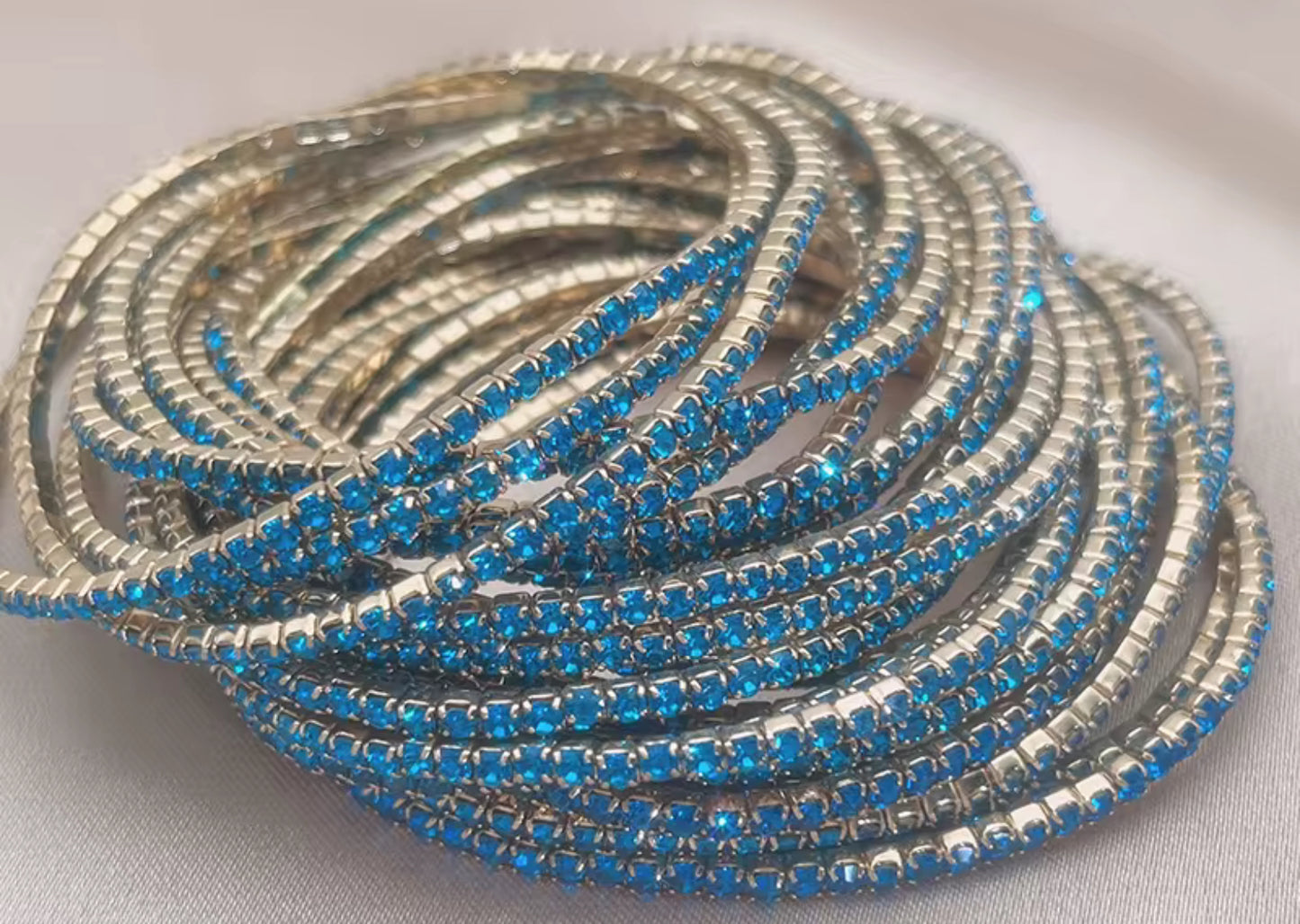 Diamanté Elasticated Bracelet