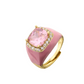 Chunky Enamel Bling Ring