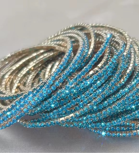 Diamanté Elasticated Bracelet