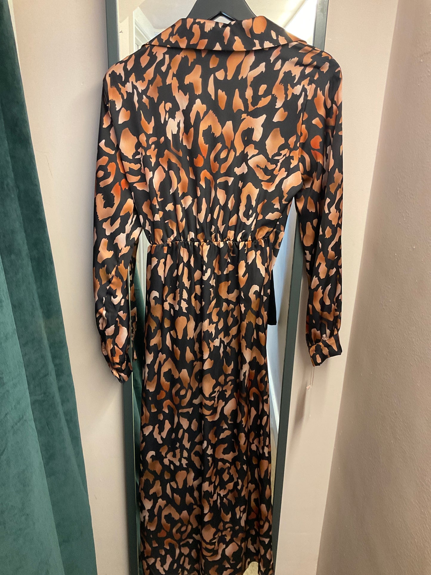 Loraine Leopard Print Wrap Dress