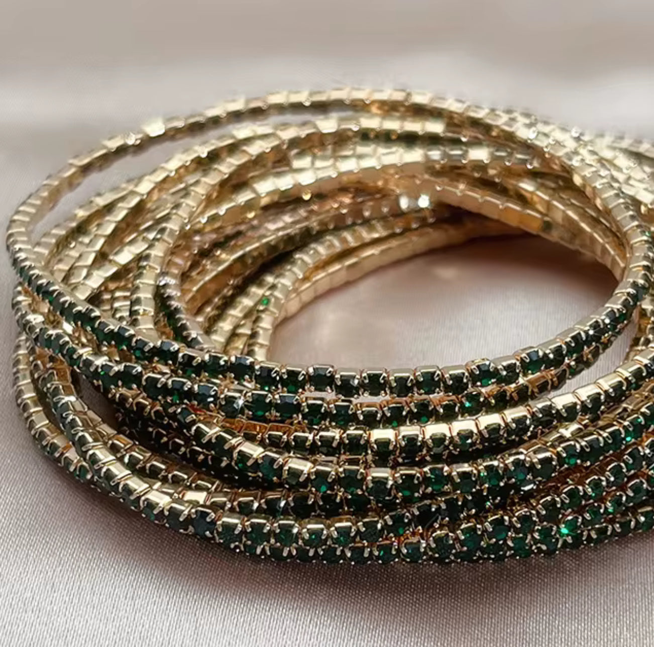 Diamanté Elasticated Bracelet