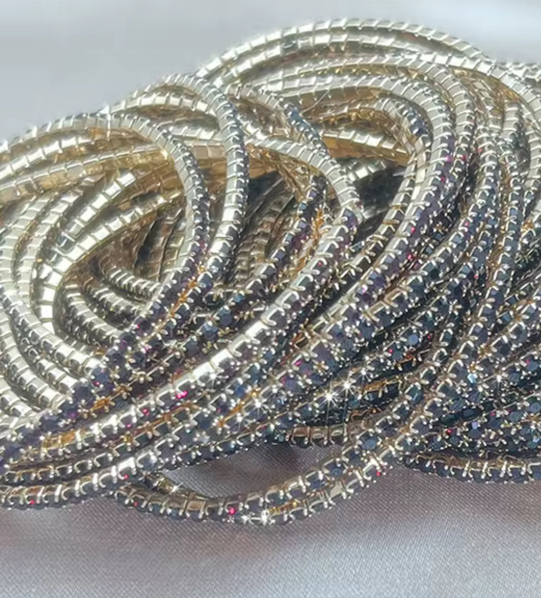 Diamanté Elasticated Bracelet