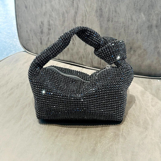 Diamanté Knot Bag