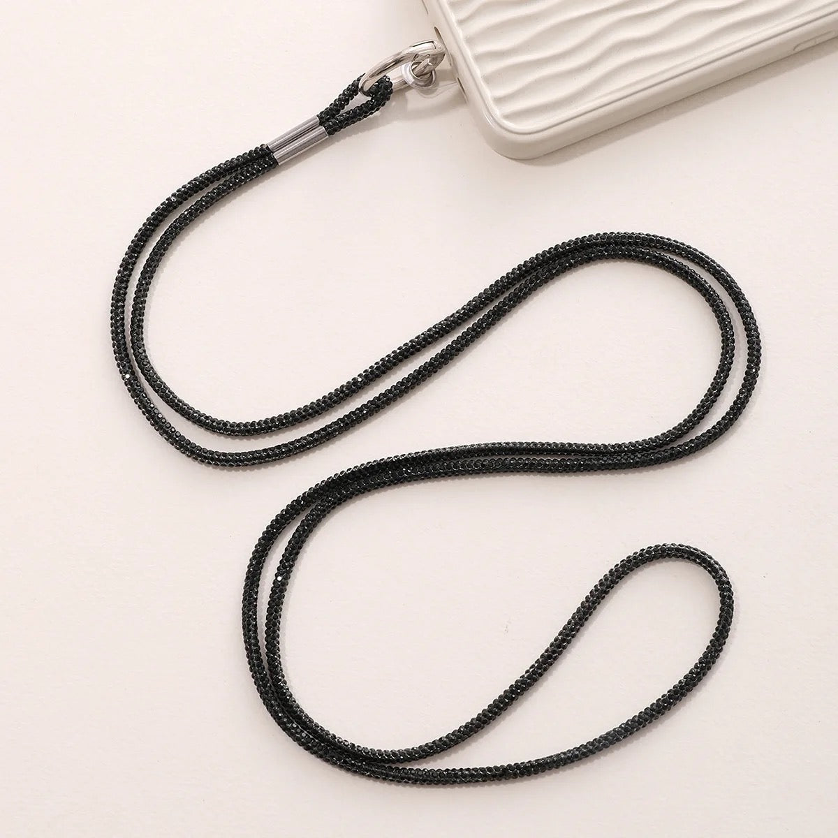 Long Crystal Phone Lanyard