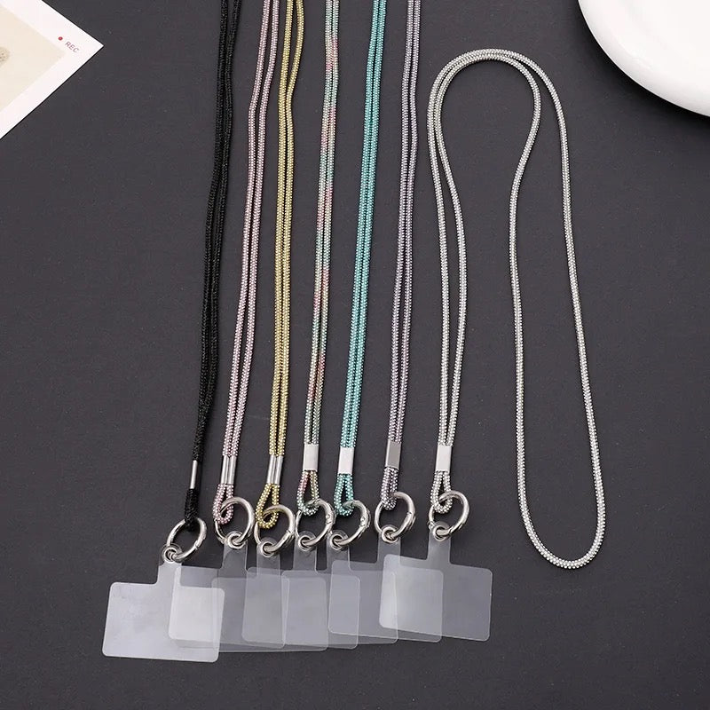 Long Crystal Phone Lanyard