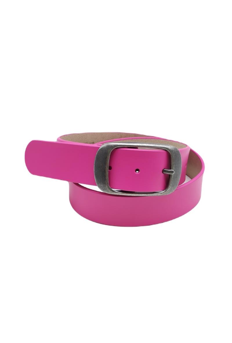 Pink Wide Vegan Belt